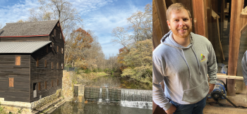GPC Employees Preserve Old Pine Grist Mill at Wild Cat Den